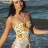 Short Tropical Chic Golden