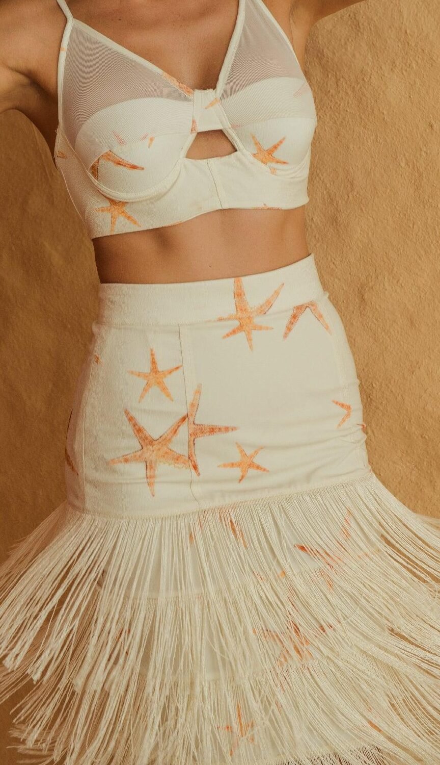 Falda Conchita Fleco